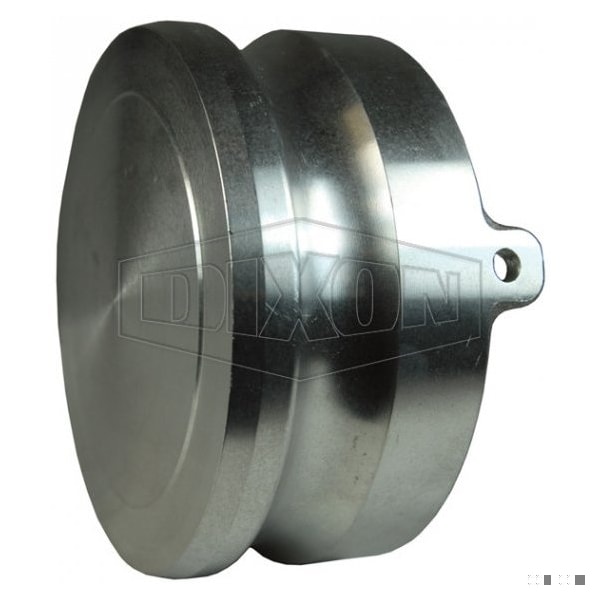 Type DP Cam and Groove Dust Plug, 4 in Nominal, Aluminum
